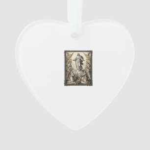 Vintage-ascensie-engel-gravure vector kunst_1 ornament