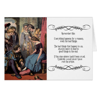 Vintage Assepoester, uitgerust met de glazen schui