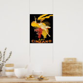 Vintage Asti Cinzano door Cappiello Poster (Keuken)