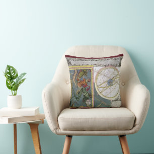 Vintage Astronomie, Komeetbaan door Matthaeus Seut Kussen