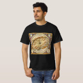 Vintage Astronomie Omloop Planeten, Andreas Cellar T-shirt (Voorkant volledig)