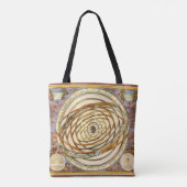 Vintage Astronomie Omloop Planeten, Andreas Cellar Tote Bag (Achterkant)