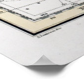 Vintage Astronomy Constellations Celestial Map  Poster (Hoek)