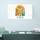 Vintage Athens Greece Travel – Parthenon Spandoek (Beurs)