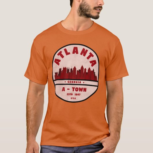 Vintage Atlanta boy T-shirt (Voorkant)