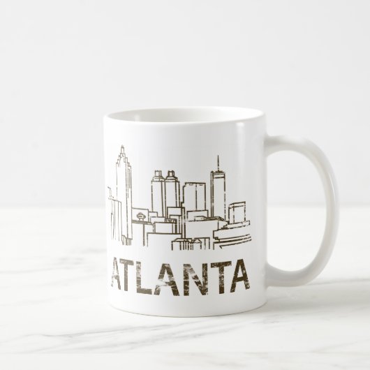 Vintage Atlanta Koffiemok (Rechts)