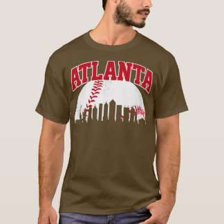 Vintage Atlanta Skyline City Gameday Retro  T-shirt