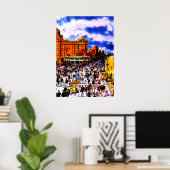 Vintage Atlantic City Boardwalk Poster (Thuiskantoor)