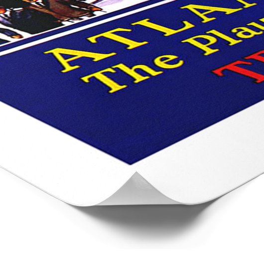 Vintage, Atlantic City Poster (Hoek)