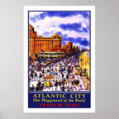 Vintage, Atlantic City Poster (Voorkant)