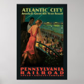 Vintage, Atlantic City Poster (Voorkant)