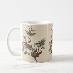Vintage Audubon Geschilderde Gors Kleurrijke Vogel Koffiemok