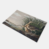 Vintage Audubon Long-billed Curlew Bird Art Deurmat (Schuin)