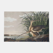Vintage Audubon Long-billed Curlew Bird Art Deurmat (Voorkant)