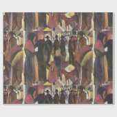 Vintage August Macke Farewell Cadeaupapier (Vlak)