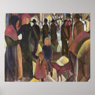 Vintage August Macke Farewell Poster