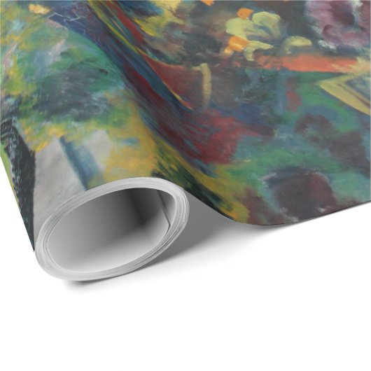 Vintage August Macke Two Girls Cadeaupapier (Rol Hoek)