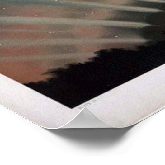 Vintage Aurora Borealis Poster (Hoek)