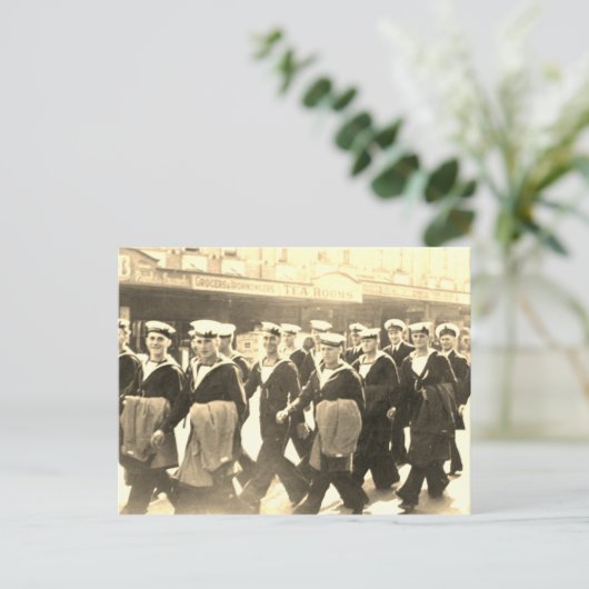 Vintage Aussie Sailors Briefkaart (Staand voorkant)