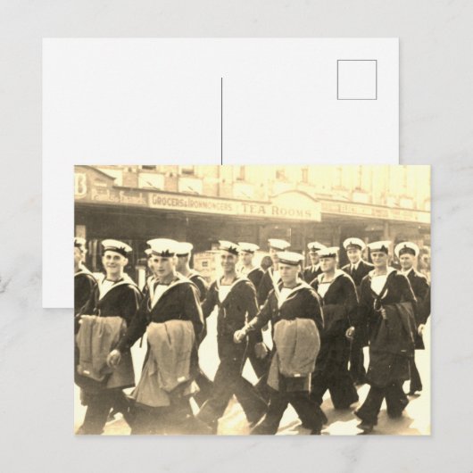 Vintage Aussie Sailors Briefkaart (Voorkant / Achterkant)