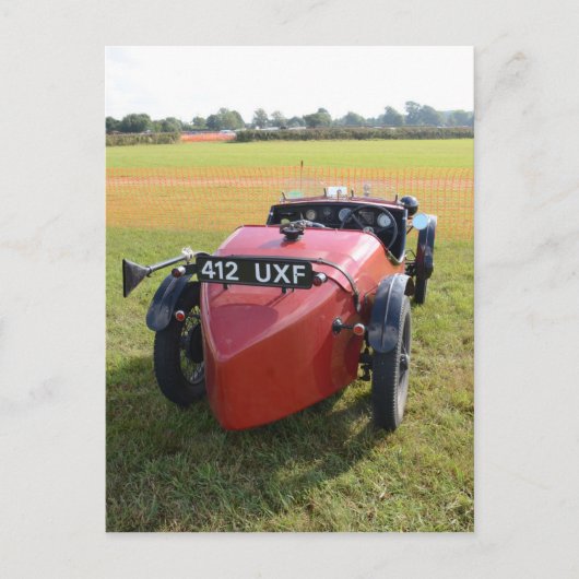 Vintage Austin 7 Sportscar Briefkaart (Voorkant)
