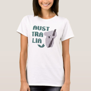 Vintage Australië Koala Beer Dames T-Shirt