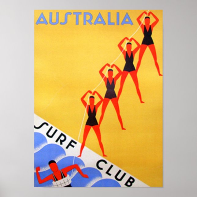 Vintage Australië Poster (Voorkant)