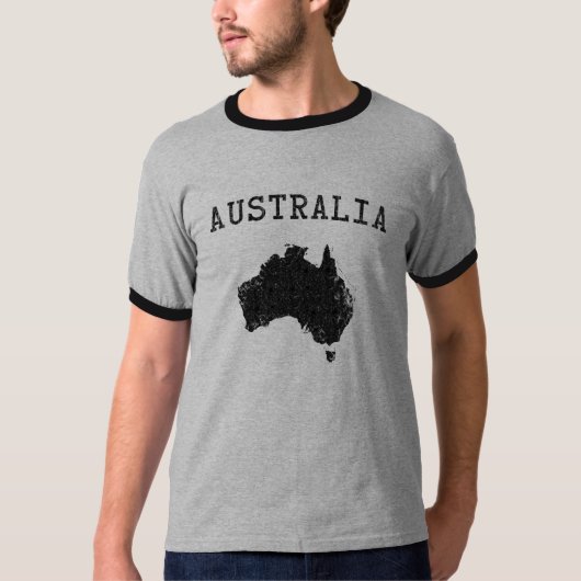 Vintage Australië T-Shirt (Voorkant)