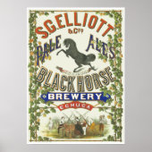 Vintage Australische brouwerij Adverteren Poster (Voorkant)