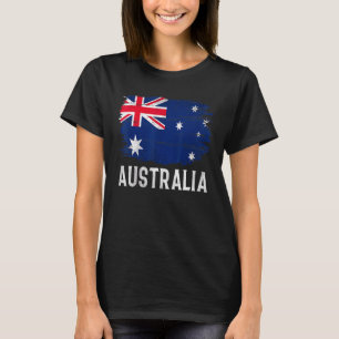 Vintage Australische Vlag Voor Australische T-shirt