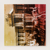 Vintage Austria Vienna Hofburg Palace Legpuzzel (Verticaal)