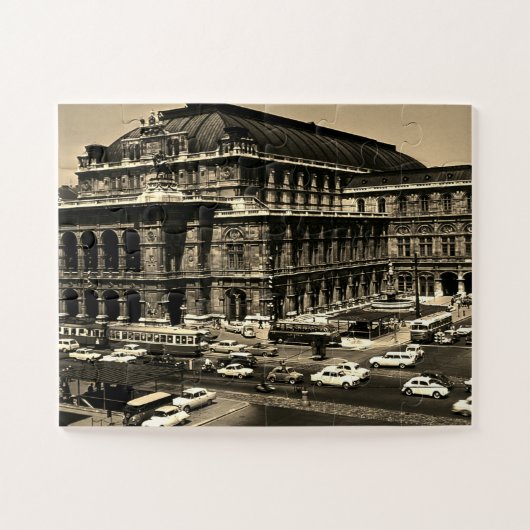 Vintage Austria Vienna Staatsoper opera Legpuzzel (Horizontaal)