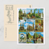 Vintage Austria, Wien, Vienna, Multiview Briefkaart (Voorkant / Achterkant)