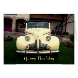 Vintage-auto 092 - Birthday-kaart