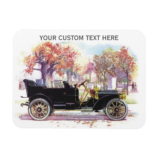 Vintage-auto, aangepast magneet (Horizontaal)