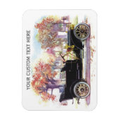 Vintage-auto, aangepast magneet (Verticaal)
