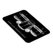 Vintage-auto, aangepast magneet (Rechterzijde)