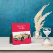 Vintage-auto, aangepast plaquette fotoplaat (Insitu)