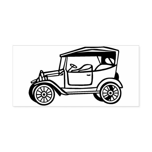 Vintage auto art stempel (Afrduk)