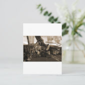 Vintage Auto Briefkaart (Staand voorkant)