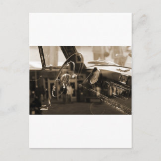 Vintage Auto Briefkaart