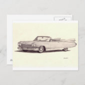 Vintage-auto: Cadillac Eldorado Briefkaart (Voorkant / Achterkant)