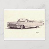 Vintage-auto: Cadillac Eldorado Briefkaart (Voorkant)