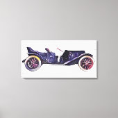 Vintage-auto Canvas Afdruk (Voorkant)