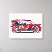 Vintage-auto Canvas Afdruk (Voorkant)