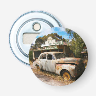 Vintage-auto en -slijp, flesopening button flesopener