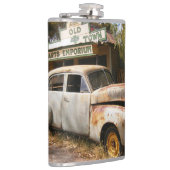Vintage-auto en -slijp, heupkolf heupfles (Rechts)