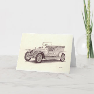 Vintage Auto: Het Zilveren Spook van Rolls Royce Kaart