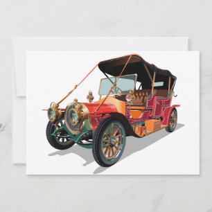 Vintage-auto Kaart