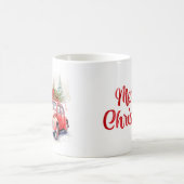 Vintage Auto Kerstmis Koffiemok (Center)